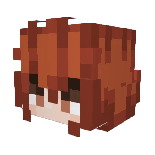 mb9ng Minecraft avatar head, 3D render