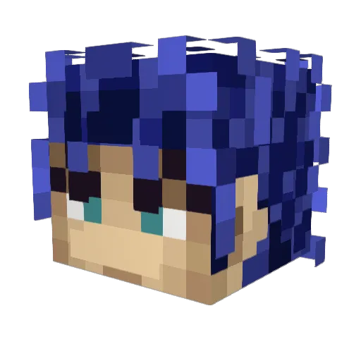 mba299 Minecraft avatar head, 3D render