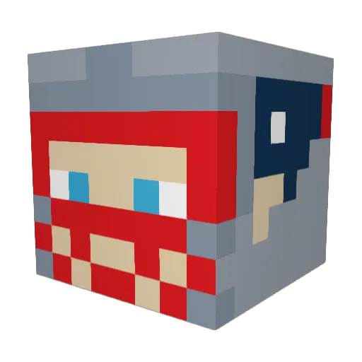 mbabs42 Minecraft avatar head, 3D render