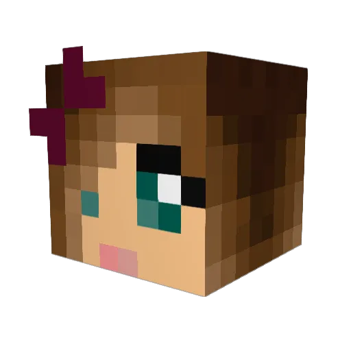 mbavcaitlyn0505 Minecraft avatar head, 3D render