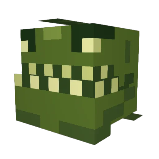 mbh_09 Minecraft avatar head, 3D render