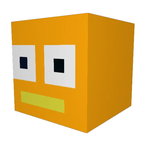 mbobby14 Minecraft avatar head, 3D render