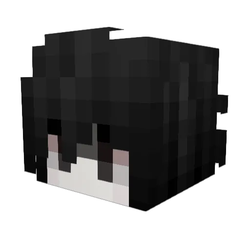 mbpu Minecraft avatar head, 3D render