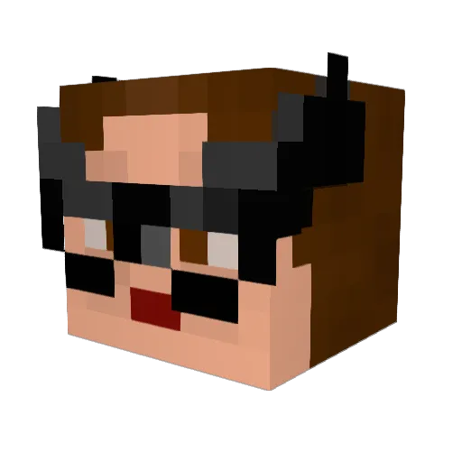 mbrea7133 Minecraft avatar head, 3D render