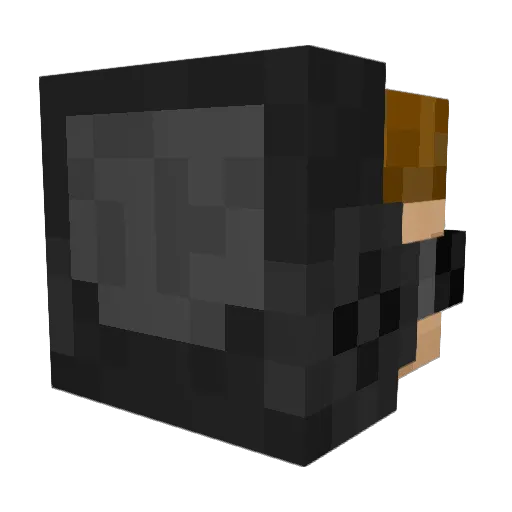 mbusby19 Minecraft avatar head, 3D render