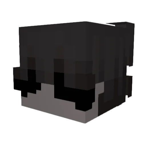 mbxs Minecraft avatar head, 3D render