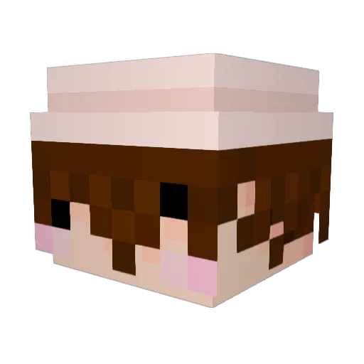 mbxvi Minecraft avatar head, 3D render