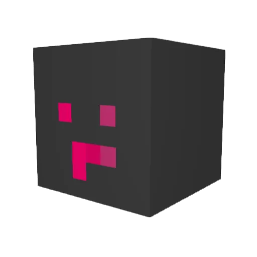 mc02_8792 Minecraft avatar head, 3D render