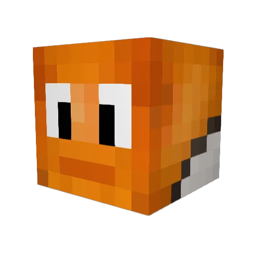 mc23626 Minecraft avatar head, 3D render