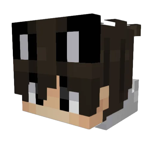 mc4mping Minecraft avatar head, 3D render