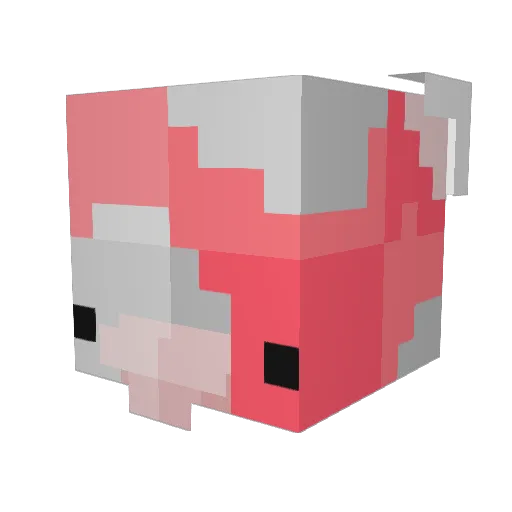 mc612__ Minecraft avatar head, 3D render