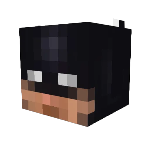 mc8421 Minecraft avatar head, 3D render