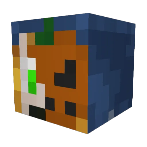 mcAKbolstad2 Minecraft avatar head, 3D render