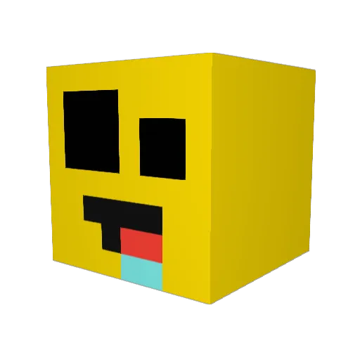 mcClapYoHandz Minecraft avatar head, 3D render