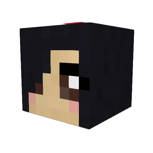 mcKupo Minecraft avatar head, 3D render
