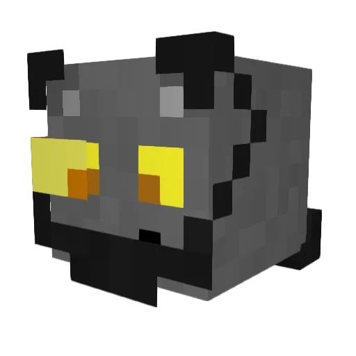 mcLX1000 Minecraft avatar head, 3D render