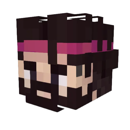 mcSushi_ Minecraft avatar head, 3D render