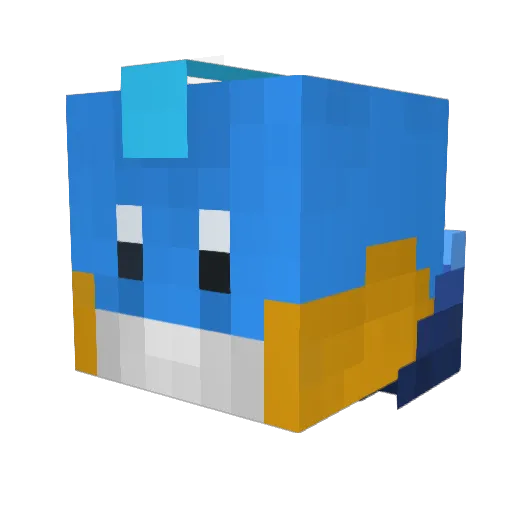 mc_master121 Minecraft avatar head, 3D render