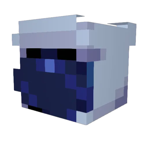 mc_moon7 Minecraft avatar head, 3D render