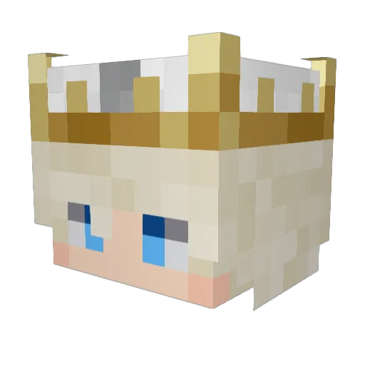 mc_nate Minecraft avatar head, 3D render