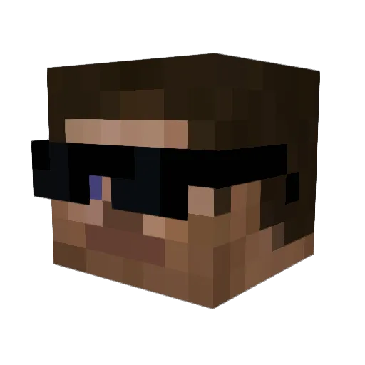 mc_paint Minecraft avatar head, 3D render