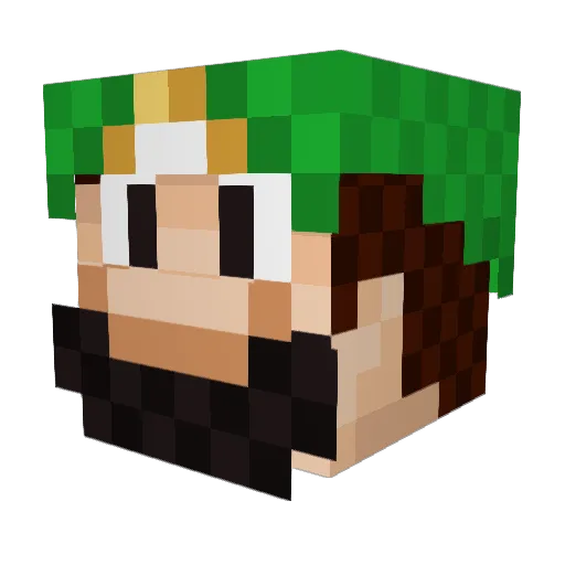mc_salami Minecraft avatar head, 3D render