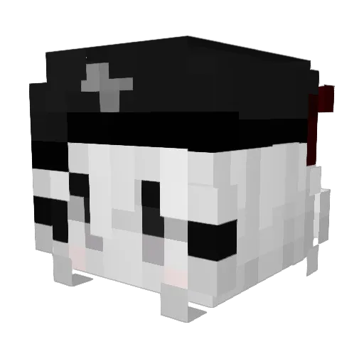 mc_yan123 Minecraft avatar head, 3D render