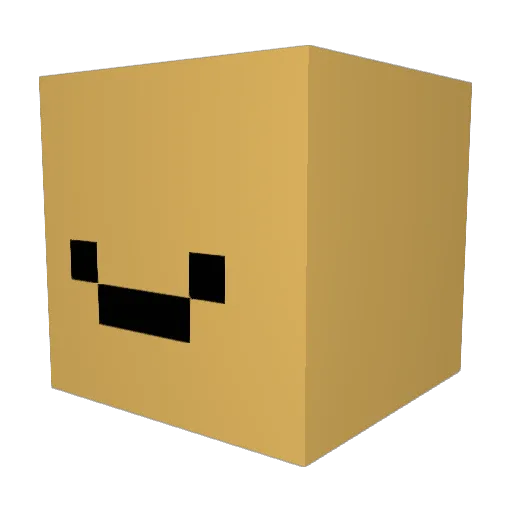 mcabe Minecraft avatar head, 3D render