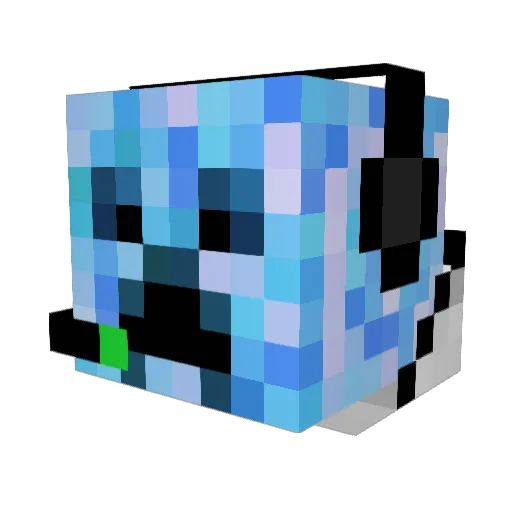 mcairam Minecraft avatar head, 3D render