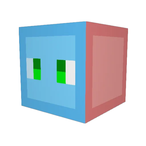 mcandy1 Minecraft avatar head, 3D render