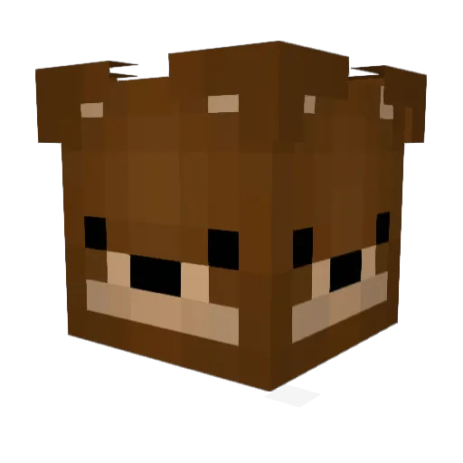 mcarms8 Minecraft avatar head, 3D render