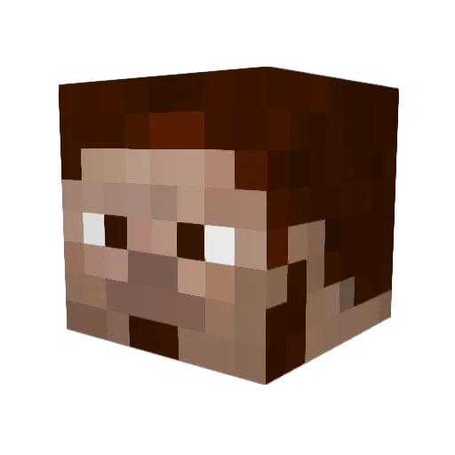 mcarpenter85 Minecraft avatar head, 3D render