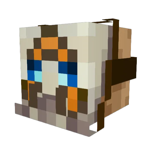 mcawesome10000 Minecraft avatar head, 3D render