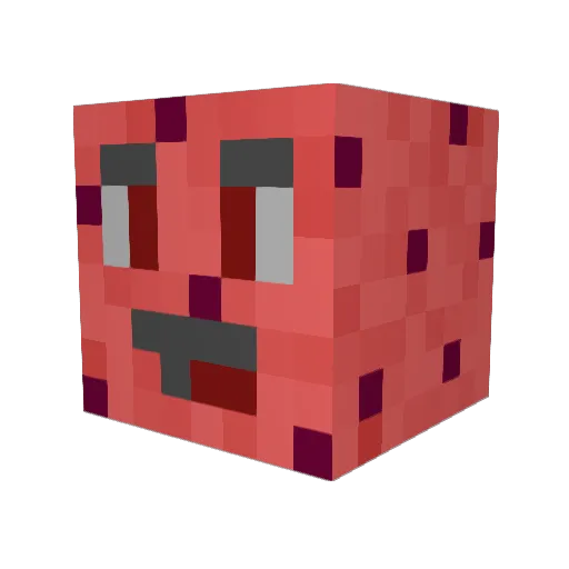 mcbalfg Minecraft avatar head, 3D render