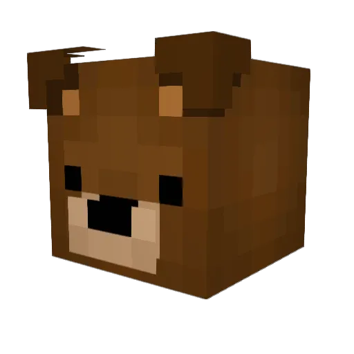 mcblack30 Minecraft avatar head, 3D render