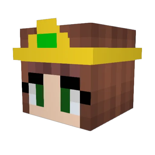 mcca76 Minecraft avatar head, 3D render