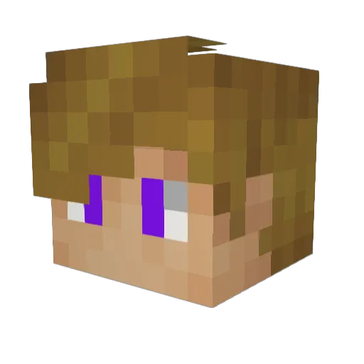 mccabemines1 Minecraft avatar head, 3D render