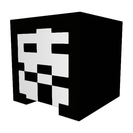 mcccccm Minecraft avatar head, 3D render