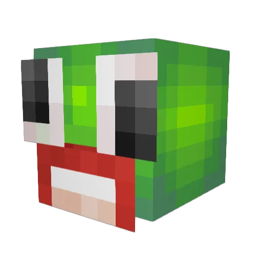 mccleary1 Minecraft avatar head, 3D render