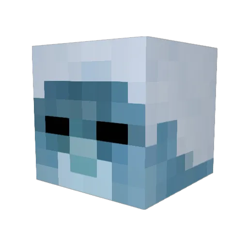 mcclurenot Minecraft avatar head, 3D render