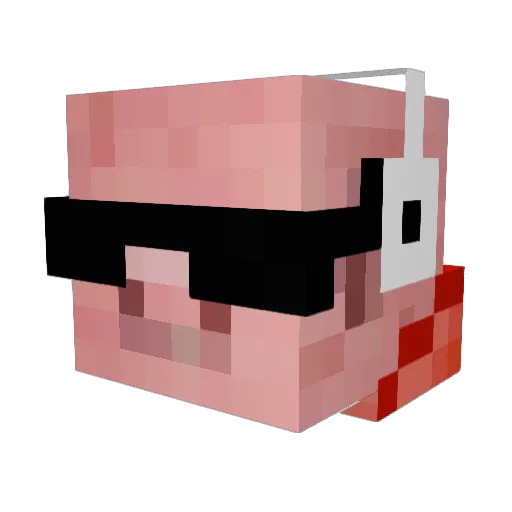 mccourtsrus Minecraft avatar head, 3D render