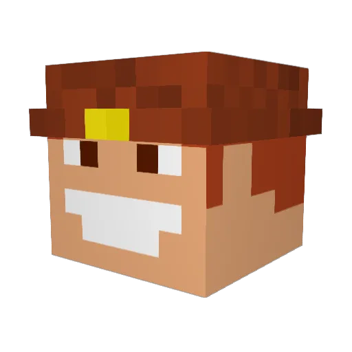 mcdbpolonis Minecraft avatar head, 3D render