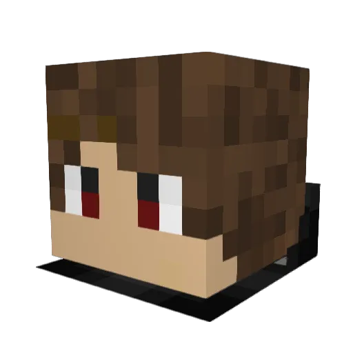 mcdonald1998 Minecraft avatar head, 3D render