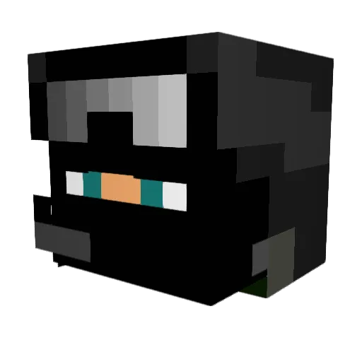 mcdrew123 Minecraft avatar head, 3D render