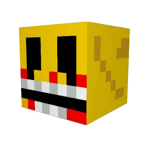 mcelblag1 Minecraft avatar head, 3D render