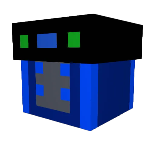 mcg2015 Minecraft avatar head, 3D render