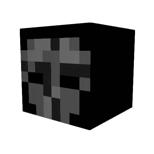 mcgho Minecraft avatar head, 3D render