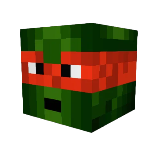 mcgoat1 Minecraft avatar head, 3D render