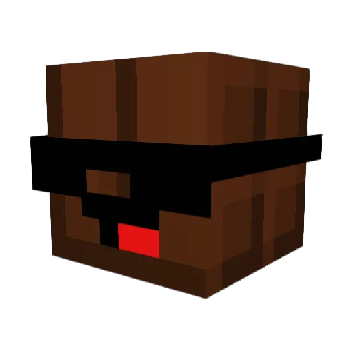mcgonagle_ Minecraft avatar head, 3D render