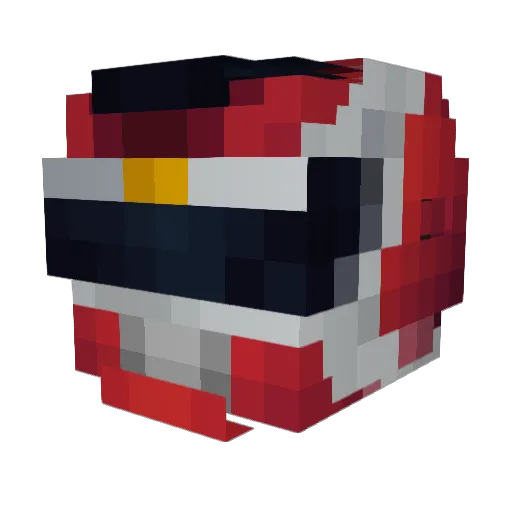 mcgreyd Minecraft avatar head, 3D render